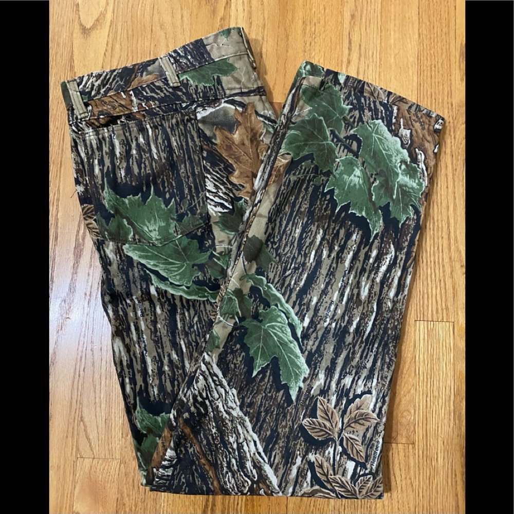 Wrangler Rugged Wear Men's Advantage Timber Camo Jean Pants